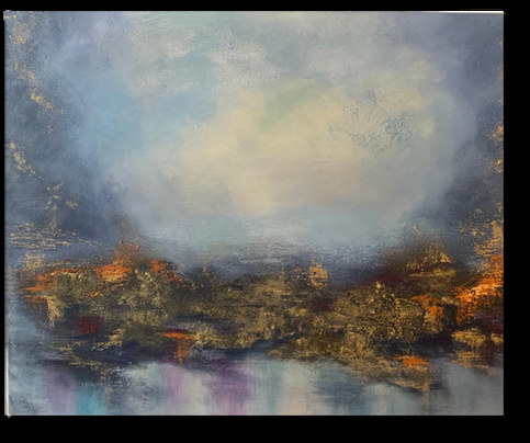 Obra de Luly Santos — Arte fluido, pigmentos